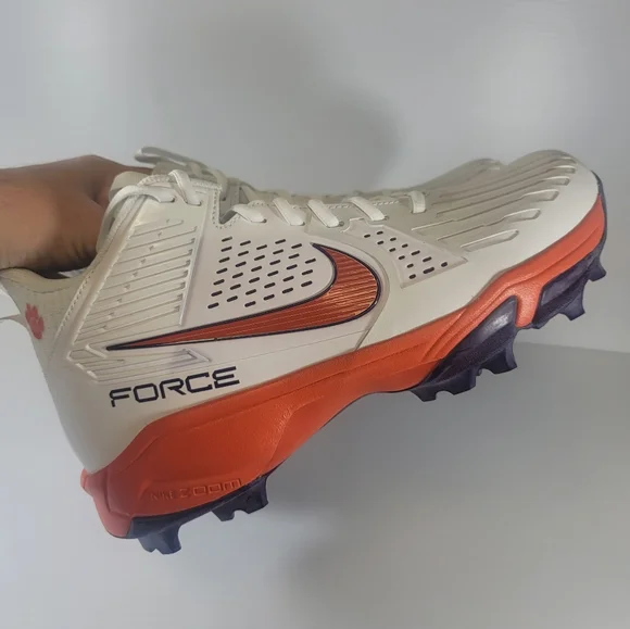 Mens Sz 11 Nike Force Savage Pro Shark Clemson Tigers Football Cleats FJ5749-104